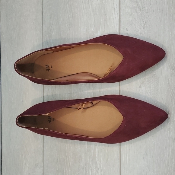 H&M Womens"Like New" Loafer Flats shoes sz 40 US 8.5 - Picture 4 of 11
